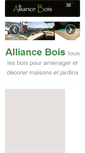 Mobile Screenshot of alliance-bois.com
